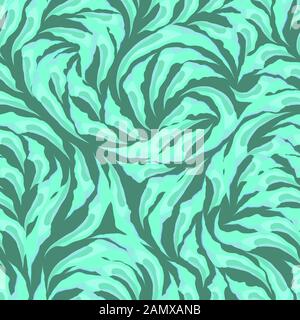 Seamless pattern of abstract tricolor torn shapes. Texture for fabrics or wrapping paper. Stock Vector