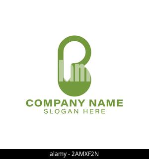 Initial letter b p Modern Logo Ideas. Inspiration logo design. Template Vector Illustration. Isolated On White Background Stock Vector