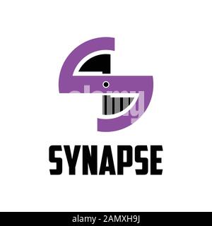 Initial letter S Modern Logo Ideas. Inspiration logo design. Template Vector Illustration. Isolated On White Background Stock Vector