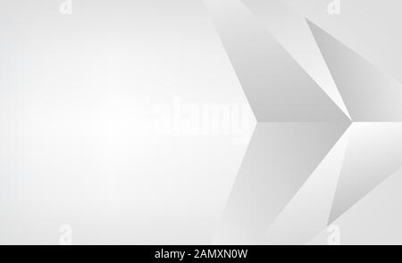 Modern arrowed gray background. Vector illustration eps Stock Vector