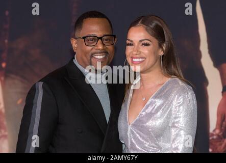 Martin Lawrence and Roberta Moradfar attend the premiere of 'Bad Boys For Life' at TCL Chinese Theatre in Hollywood, Los Angeles, California, USA, on 14 January 2020. | usage worldwide Stock Photo