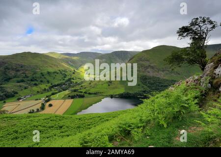 The Hartsop Valley fells, Hartsop village, Kirkstone Pass, Patterdale, Lake District National Park, Cumbria, England Stock Photo