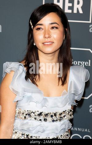 Maya Erskine at the 25th Critics' Choice Awards ceremony in the Barker Hangar. Santa Monica, January 12, 2020 Stock Photo