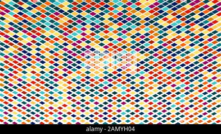 Abstract geometric vector background of diagonal parallel colored rectangles. Stock vector illustration, modern colors for cover design, textiles, the Stock Vector