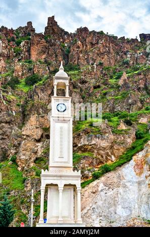 Clock tower in Torul, Turkey Stock Photo