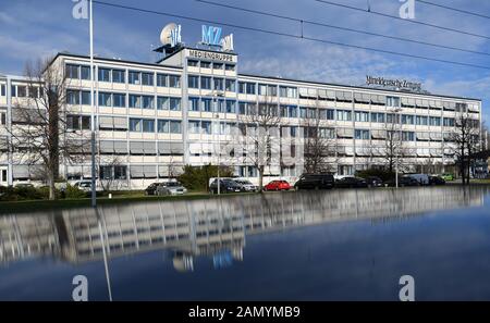 15 January Saxony Anhalt Halle Saale View Of The Main Building Of The Mitteldeutsche