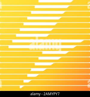 Lightning square flat design background. Flash logo sign in negative space design with lightning symbol. Bolt or thunder yellow Flash abstract Speed E Stock Vector
