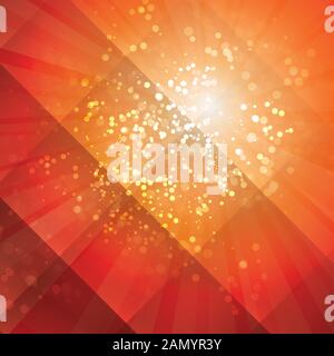 Sun Rays with Bubbles Vector Stock Vector
