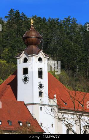 Abtei St. Walburg Eichstättis a city in Bavaria, Germany, with many historical attractions Stock Photo