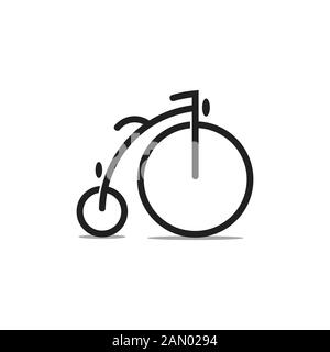 bike old fashion symbol decoration vector Stock Vector