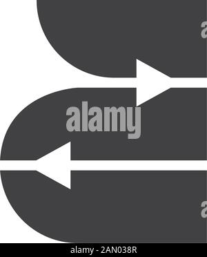 abstract letter a lowercase geometric arrow logo vector Stock Vector