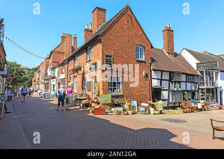 The Little Curio Shop, Dam Street, Lichfield, Staffordshire, England, United Kingdom Stock Photo