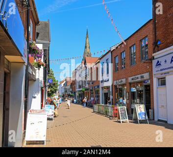 Market Street, Lichfield, Staffordshire, England, United Kingdom Stock Photo