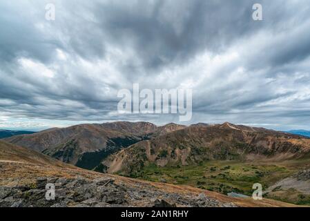 Landscape in the Rocky Mountains, Colorado Stock Photo