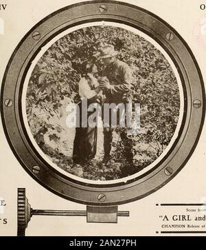 Moving Picture News (1911) . Volume IVNo. 40 PRICE TENCENTS. October 71911 Scene from A GIRL and a SPY CHAMPION Release of October 16th THE MOVING PICTURE NEWS Stock Photo