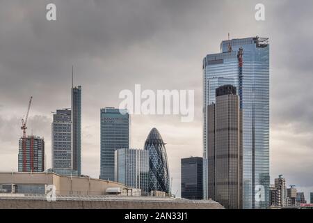 Skyscrapers in the City of London Stock Photo