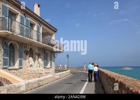 Old Town, Vieil Antibes, Antibes, Cote d Azur, French Riviera, Mediterranean, Provence, France, Europe Stock Photo