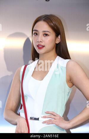 Taiwanese singer and actress Emma Wu or Gui Gui performs on the stage