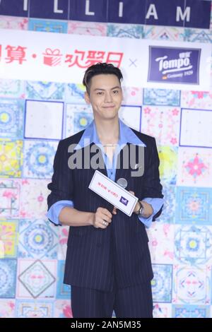 --File--Hong Kong singer and actor William Chan attends a promotional event for Tempo in Shanghai, China, 6 August 2019. Stock Photo