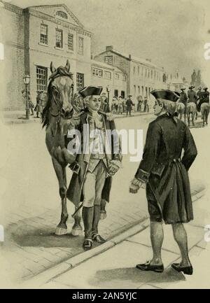 Outing . Painted for Outing by A. W. Van Deusen. PITTING THEM AGAINST EACH OTHER. (/. 3r6.) 3i8 OUTING FOR JANUARY. Assuredly. They spoke together. On—which side ? They looked at each other sternly,harshly ; then with softened eyes at her. I shall fight for my country, saidJonathan, as his earnest gaze full uponher face. And I, for my king—and my lady politics ; they are mischief-making atthe best. But stay, heres wishing youmay both come through the strugglewith your rightful number of limbs andno wounds—in your backs. She tossed off an imaginary bumperas she stood before them, and thenturne Stock Photo