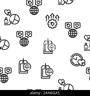 Ambassador Creative Seamless Pattern Vector Stock Vector
