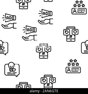 Ambassador Creative Seamless Pattern Vector Stock Vector