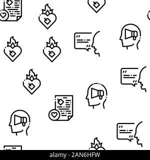 Ambassador Creative Seamless Pattern Vector Stock Vector