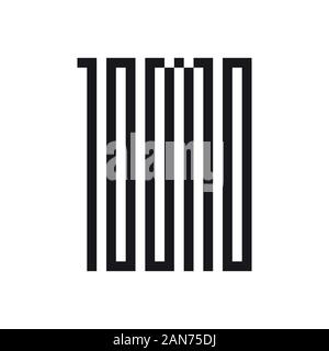 Unique logo which can help your business to grown up Stock Vector