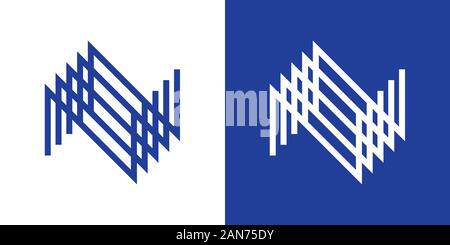 Unique logo which can help your business to grown up Stock Vector