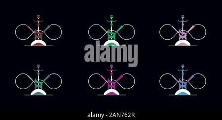 Unique logo which can help your business to grown up Stock Vector