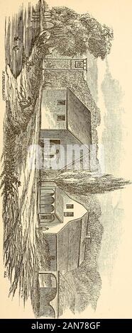 The campaign of LieutGenJohn Burgoyne : and the expedition of LieutColBarry StLeger . horse. When hearrived in camp, says Lamb, the officers all anxiously The quarters which Mrs. Riedesel then occupied, and in which GeneralFraser died — known then as the Taylor house, and since as theSmith house, was situated three miles and a half south of Fish creek,and about one hundred rods north of Wilburs basin or the old Ensign store.At the time of the battle, it stood by the side of the old road to Stillwater,on the west margin of the intervale at the foot of the hill on which GeneralFraser was buried. Stock Photo