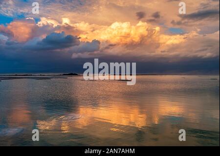 Scenic view at the Dead Sea, Israel Stock Photo