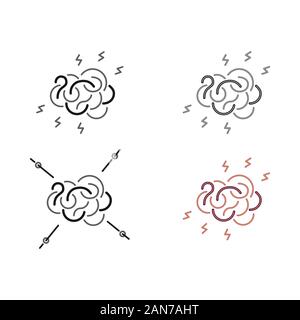 Unique logo which can help your business to grown up Stock Vector