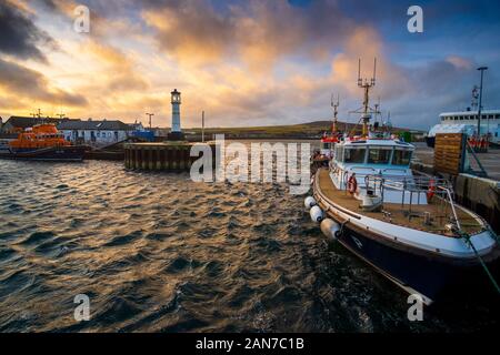 Kirkwall Harbour, Kirkwall, Orkney Stock Photo