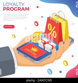 Customer Loyalty Programs Banner Stock Vector