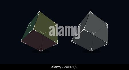 Unique logo which can help your business to grown up Stock Vector