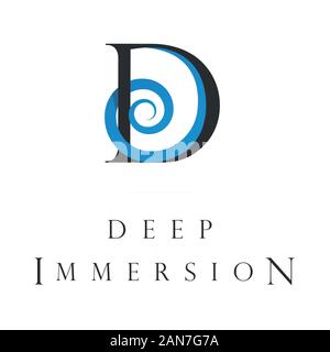 Unique logo which can help your business to grown up Stock Vector