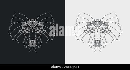 Unique logo which can help your business to grown up Stock Vector