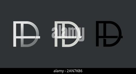 Unique logo which can help your business to grown up Stock Vector