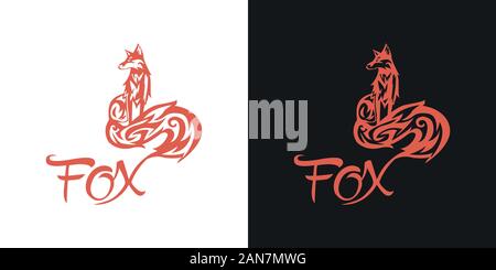 Unique logo which can help your business to grown up Stock Vector