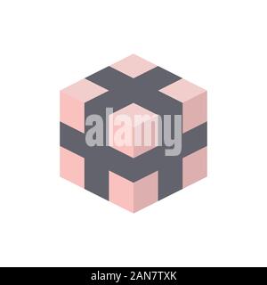Unique logo which can help your business to grown up Stock Vector