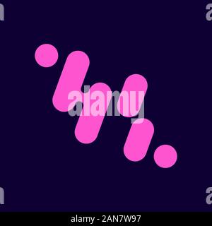 Technology and digital abstract connection vector logo. EPS 10 Stock Vector