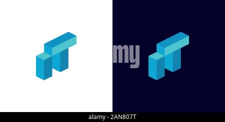 Unique logo which can help your business to grown up Stock Vector