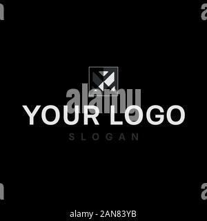 Unique logo which can help your business to grown up Stock Vector