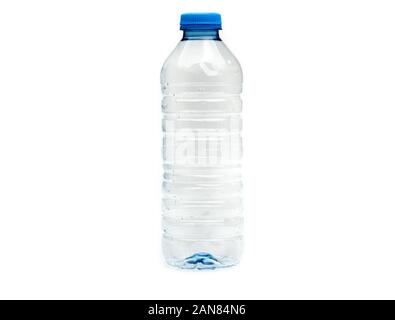 Plastic bottle isolated on white background Stock Photo