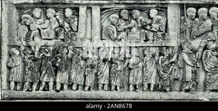 Roman sculpture from Augustus to Constantine . 1. IlU Empoior on the. Trmrprmw Stock Photo