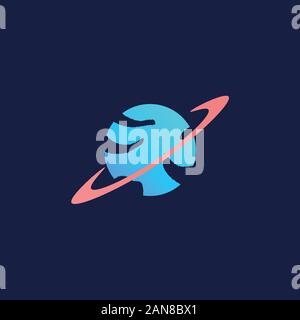 Unique logo which can help your business to grown up Stock Vector