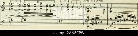 Madame Butterfly (d'apres John LLong et David Belasco) : drame lyrique en trois actes de MMLIllica et GGiacosa . BUTTERFLY $ allargando joslenendo. ••li:li (avec passion) ^    | 3 ^ j | 3 nnnl A I Ê î £=2 £ Non! SHARPLESS non! A pei   ne fut - il en m sait? *fe^ allargando con passione mf ï ii!f ÉII ^3 *p *Ë 3t F F ^ * ?ot* s i¥* n f soslenendo É=É **f llf- BUTTERFLY ii 3 1 r   « -   1 r3 $ Poco più mosso (caressant lenfant) ^prg p «g 1 r p 1 1 ? ^^^ te^ * rou   te que lenfant vint au mon de! Mais vous, é-crivez-lui; I 3 | 1 —1 Poco piu mosso. 111360 ! • , I I ? BUTTERFLY 159 * t l p LL-^M Stock Photo