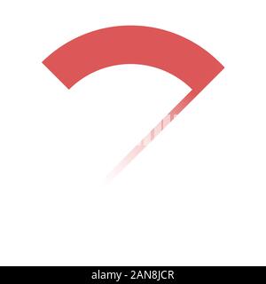 Unique speedometer logo illustration, vector Stock Vector