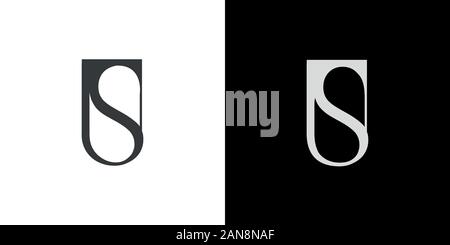 Unique logo which can help your business to grown up Stock Vector